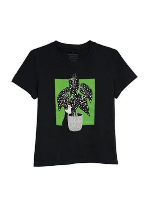 Malwee - Camiseta Urban Plant Lover Preto - MALWEE