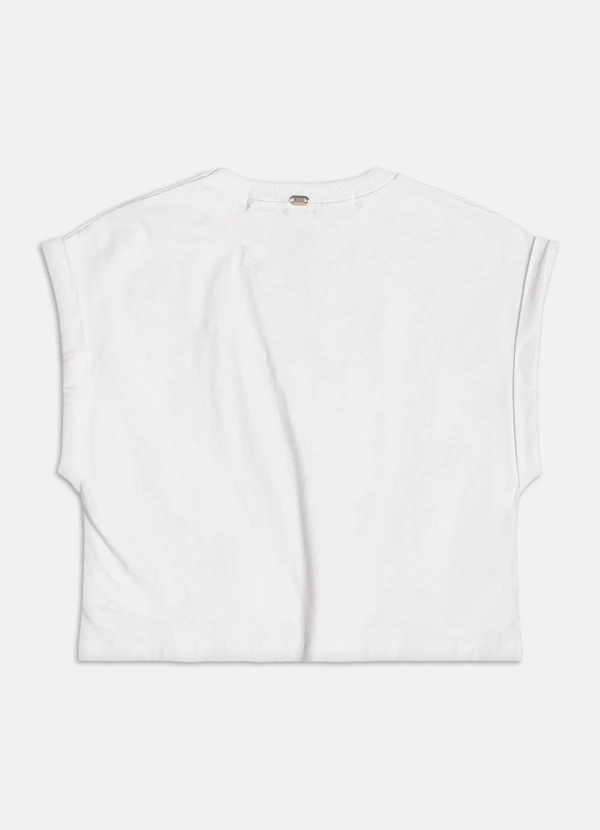 Authoria - Muscle Tee com Lettering Bordado  Amarelo 2