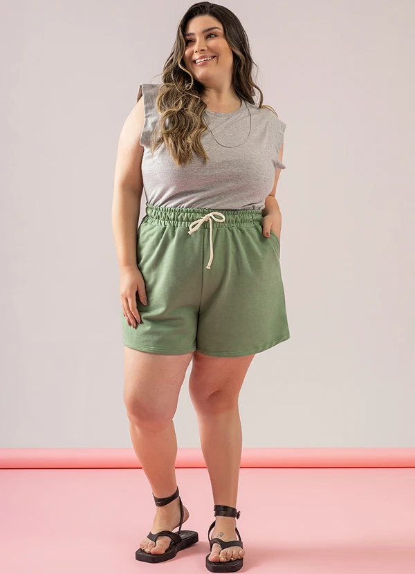 Just Basic - Muscle Tee Feminino Cinza 3