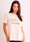 Sofie - T-Shirt Allure em Meia Malha Bordô - variação: Branco