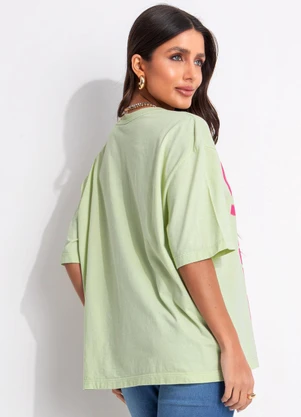 Farm - T-Shirt Ampla Copabrasil Verde - FARM