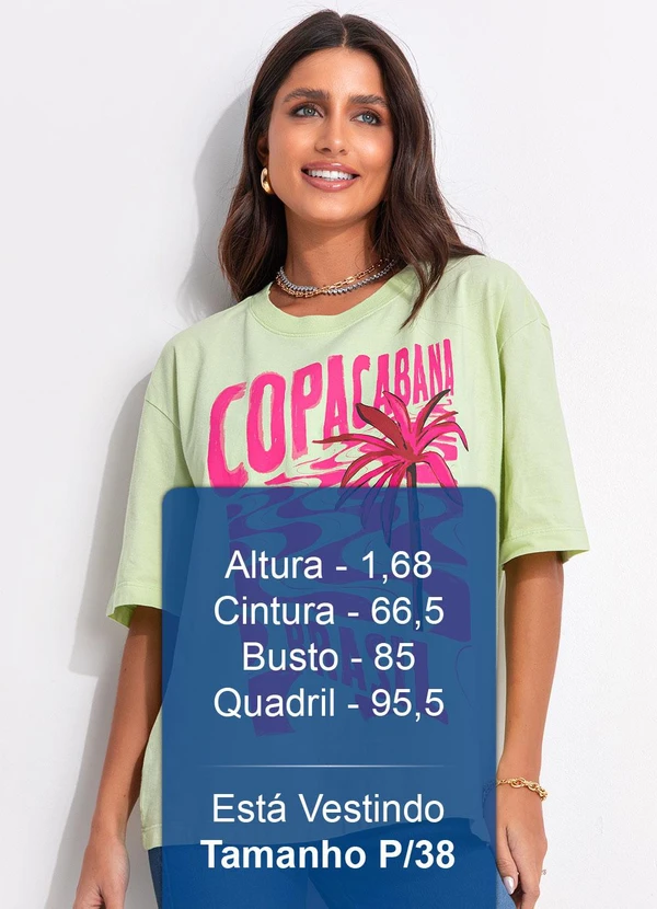 T-Shirt Ampla Copabrasil Verde - Farm