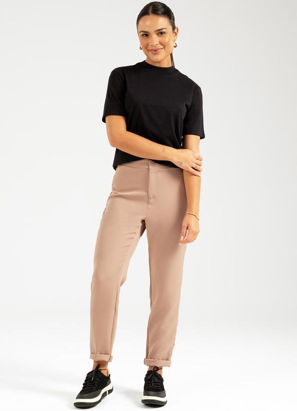 Cativa - T-Shirt Básica de Manga Curta Preto 2