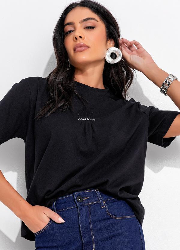 John John - T Shirt Beatrice Preto 7