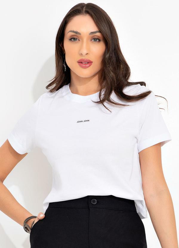John John - T Shirt Bella Branco 1