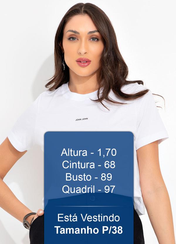 John John - T Shirt Bella Branco 5