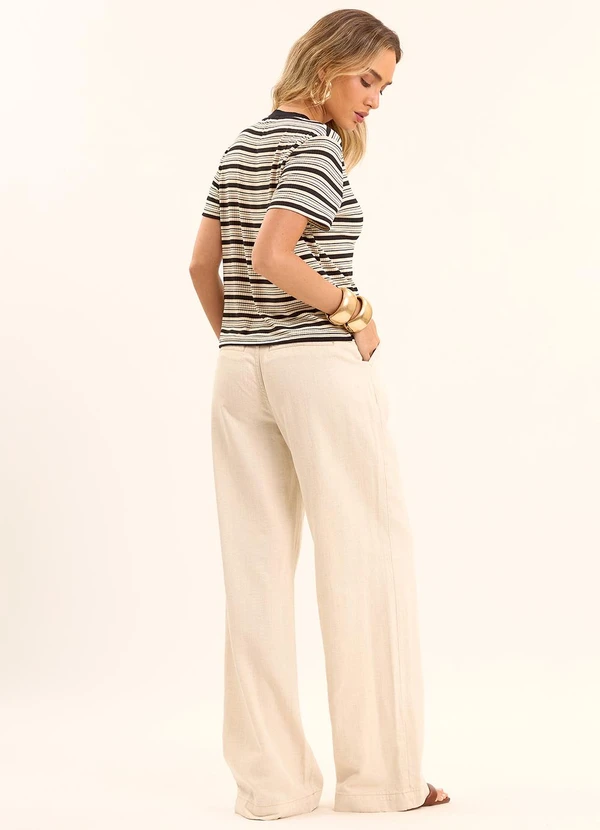 Doce Trama - T-Shirt Boho Canelada Listrado 4