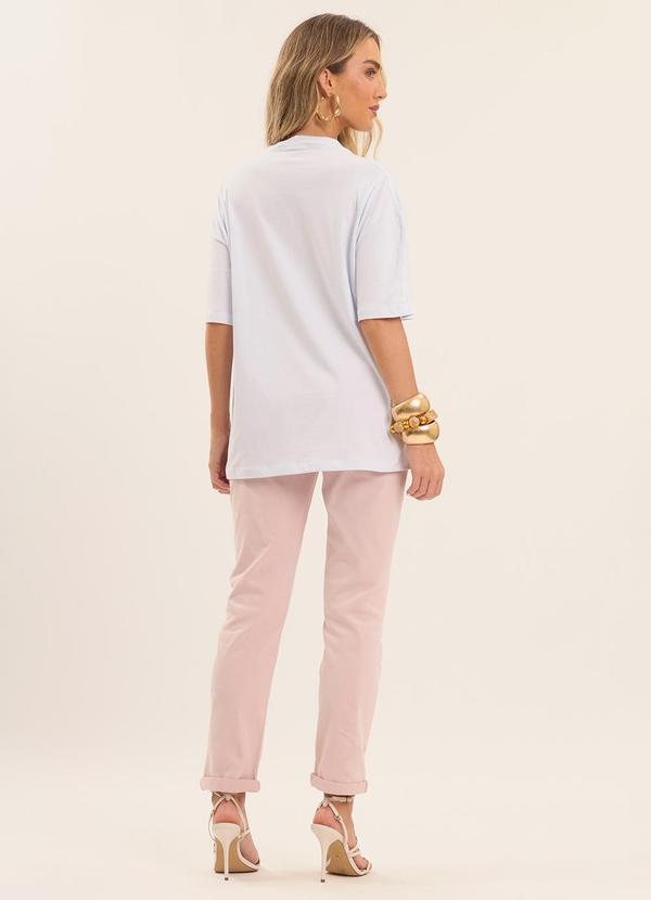 Doce Trama - T-Shirt Boho em Meia Malha Branco 2