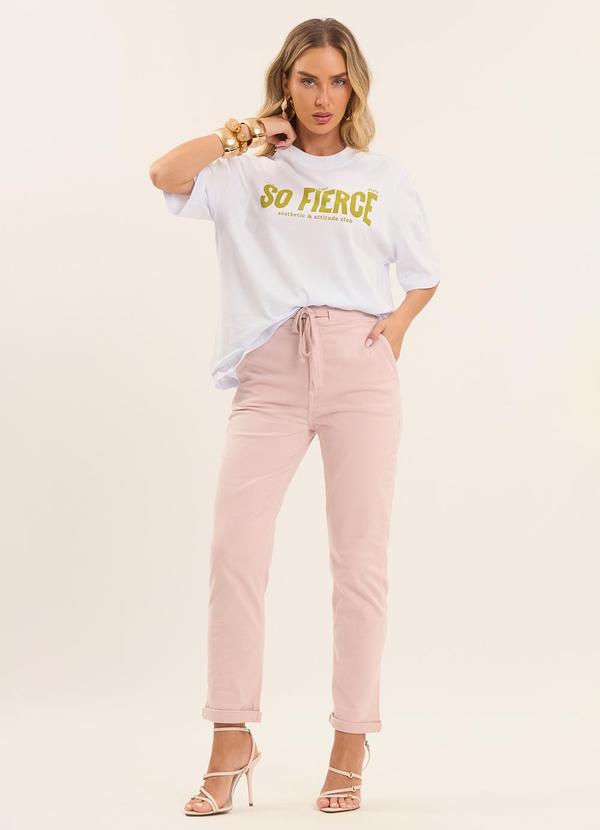 Doce Trama - T-Shirt Boho em Meia Malha Branco 3