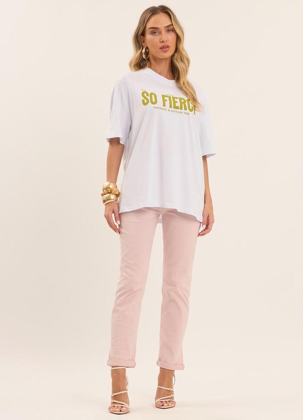 Doce Trama - T-Shirt Boho em Meia Malha Branco 5
