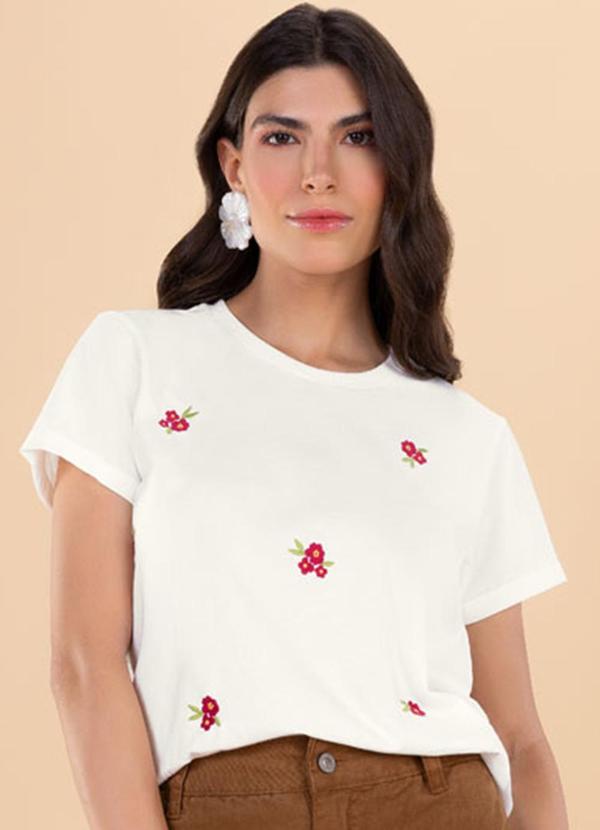 Angel - T-Shirt Bordada Laranja