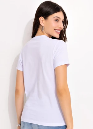 Disney - T-Shirt Branco em Malha de Algodão Penteado - DISNEY