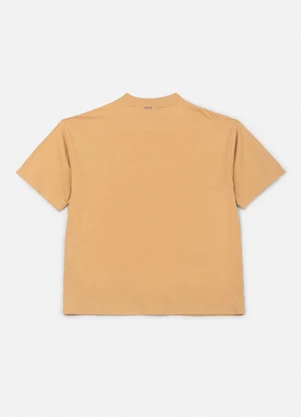 Authoria - T-Shirt Caramelo com Pedrarias Marrom - AUTHORIA