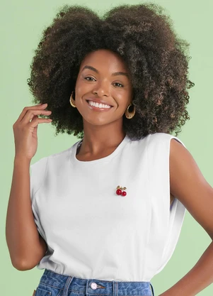 Angel - T-Shirt Cereja Branco - ANGEL