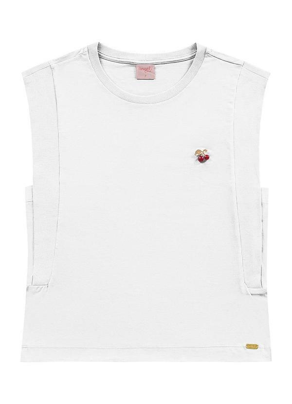Angel - T-Shirt Cereja Branco 4