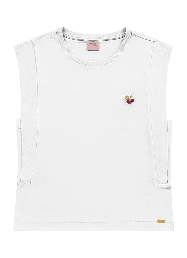 Angel - T-Shirt Cereja Branco 4
