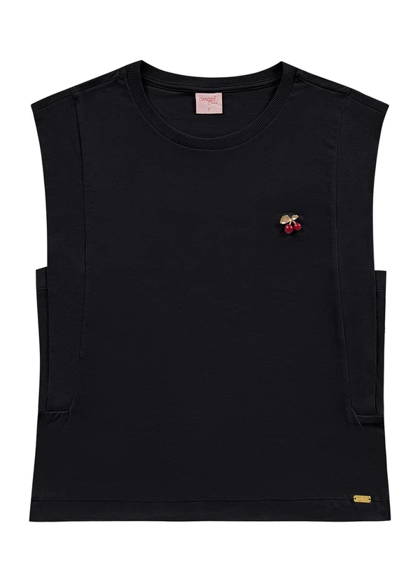 Angel - T-Shirt Cereja Preto