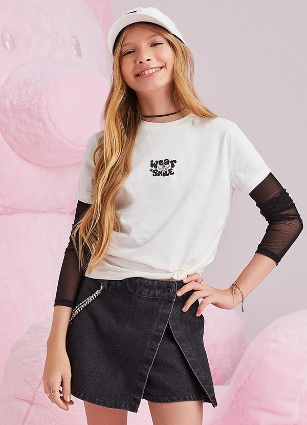 I Am - T-Shirt com Estampa da Alice Branco