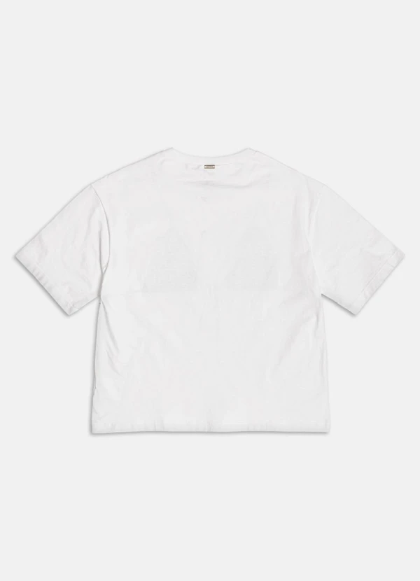 Authoria - T-Shirt com Estampa de Biquíni Branco 2