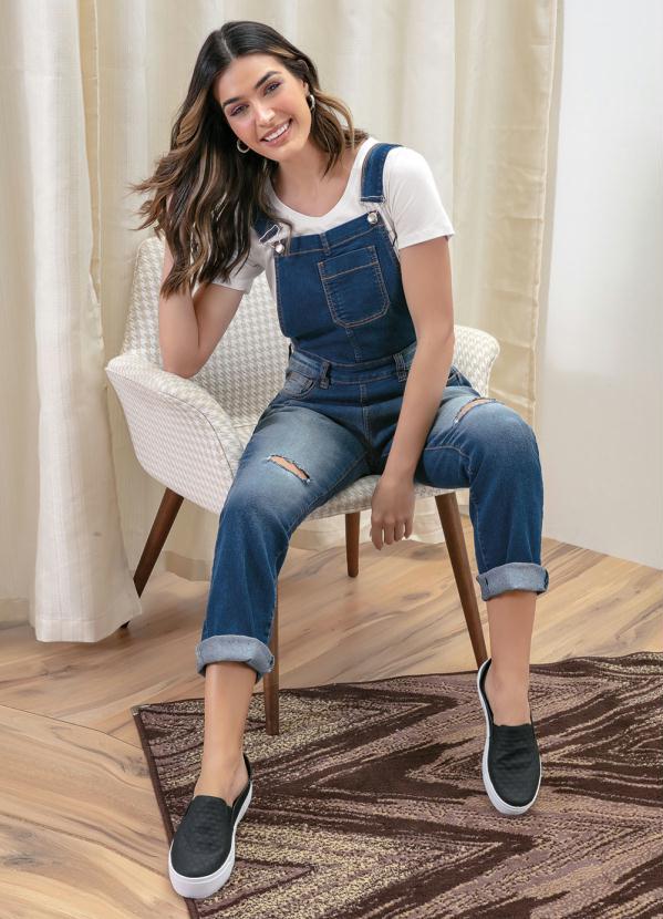 bonprix - T-Shirt com Estampa Frontal Nyc Branca 6