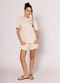 Sofie - T-Shirt com Estampa na Frente e Costas Branco - variação: Branco