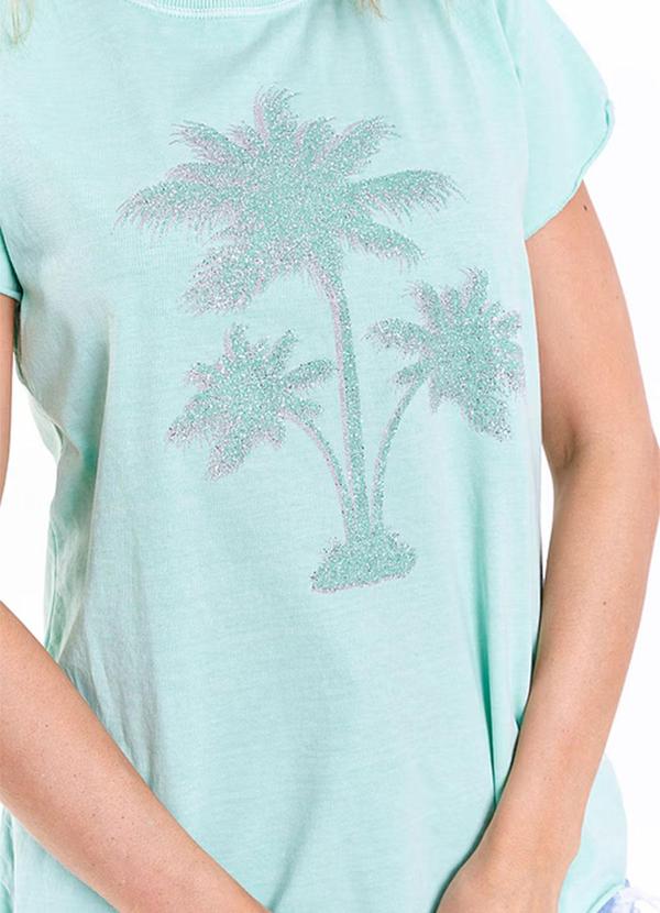 Amo Brand - T-Shirt Coqueiro Verde Acqua 3