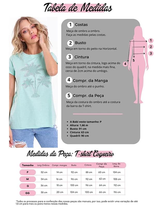 Amo Brand - T-Shirt Coqueiro Verde Acqua 4