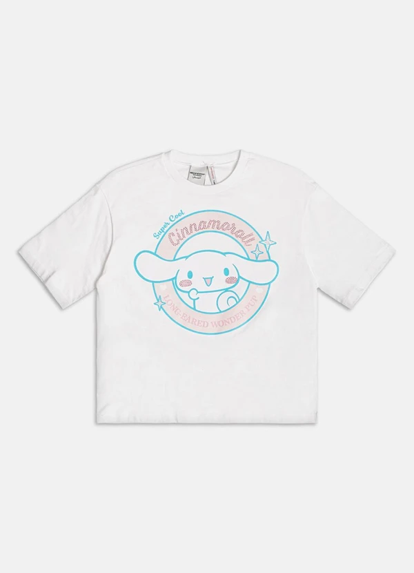 Authoria - T-Shirt da Cinnamoroll Branco