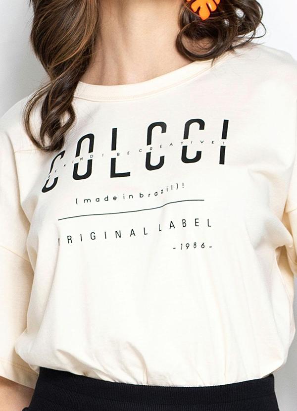 Colcci - T-Shirt de Malha Bege 11