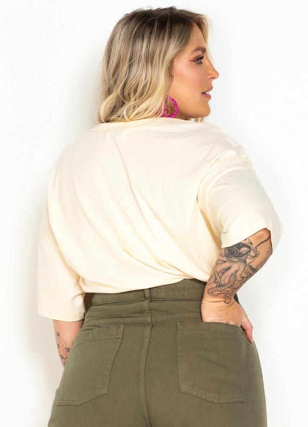 Colcci - T-Shirt de Malha Bege 4