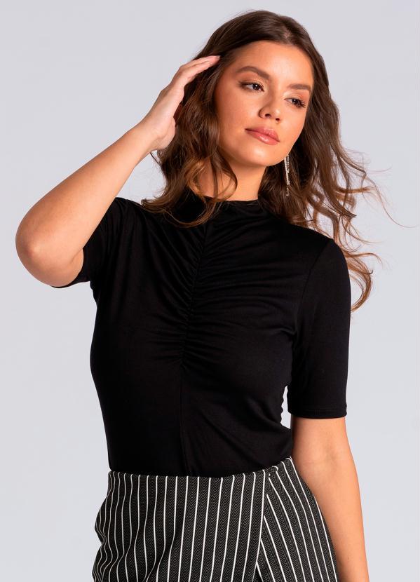 Briard - T-Shirt de Malha Preto