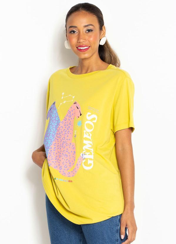 Farm - T-Shirt de Malha Signo Gêmeos