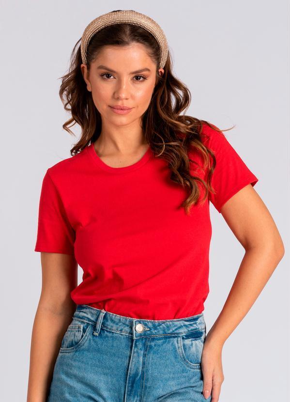 Briard - T-Shirt de Malha Vermelho