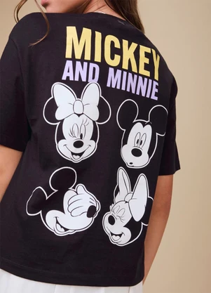 Authoria - T-Shirt do Mickey Mouse Preto - AUTHORIA