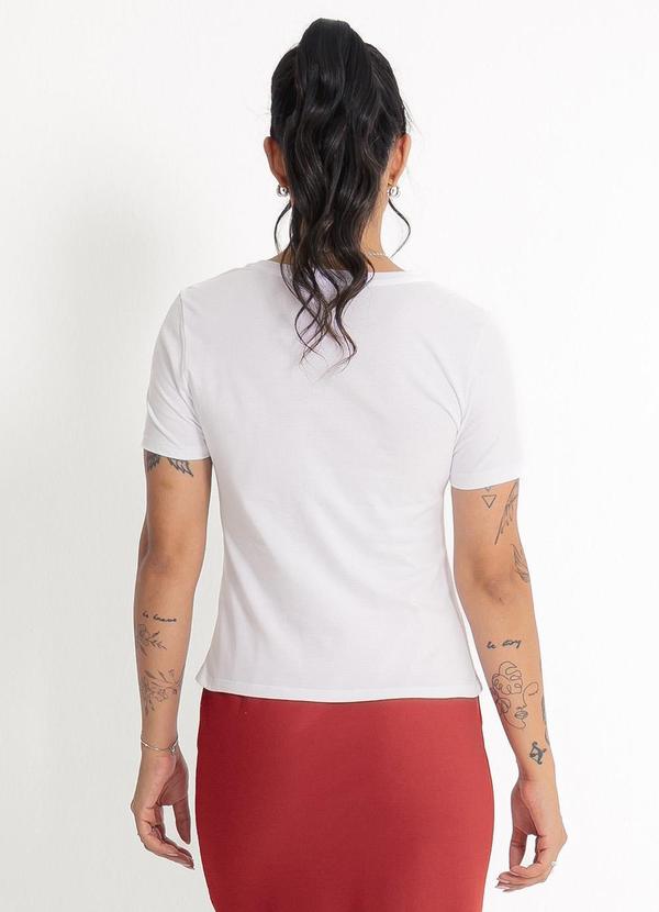 Habana - T-Shirt em Algodão Branco 2