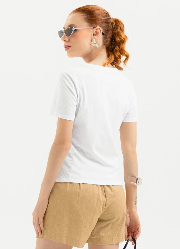 Cativa - T-Shirt em Algodão Branco 2