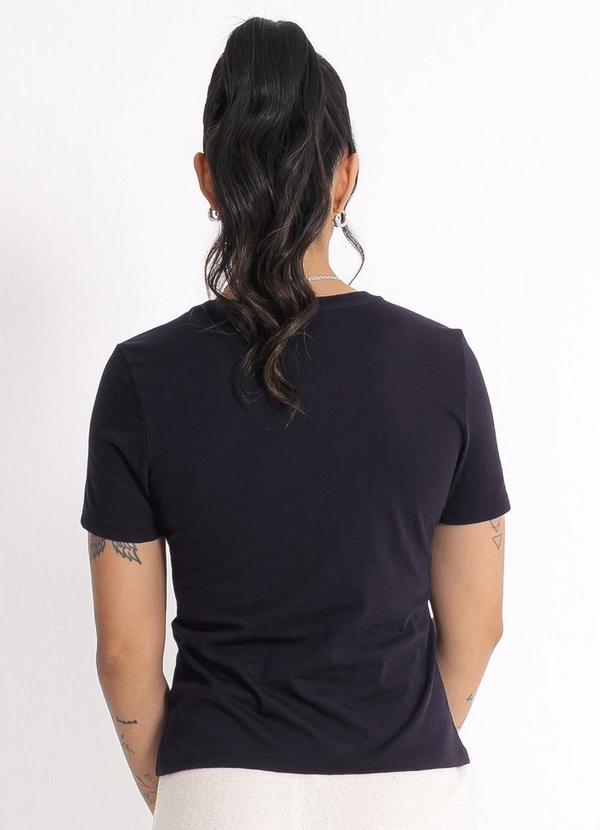 Habana - T-Shirt em Algodão Preto 2