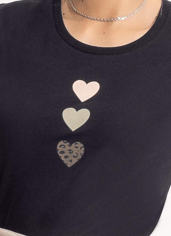 Habana - T-Shirt em Algodão Preto 3