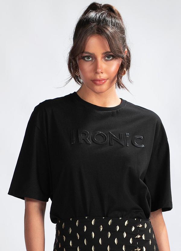 Colcci - T-Shirt em Malha Preto