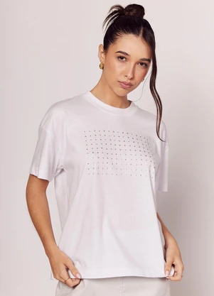 Sofie - T-Shirt em Meia Malha Branco - SOFIE