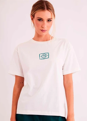 Sofie - T-Shirt em Meia Malha Original do Brasil Branco - SOFIE