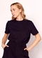 Sofie - T-Shirt em Meia Malha Verde - variação: Preto