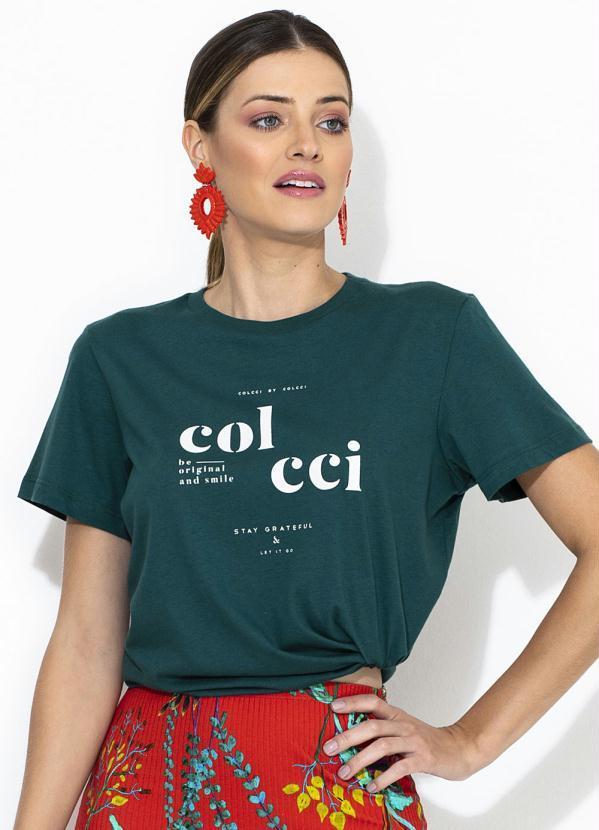 Colcci - T-Shirt Estampada Verde