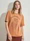 Sofie - T-Shirt Estonada em Meia Malha Bege - variação: Bege