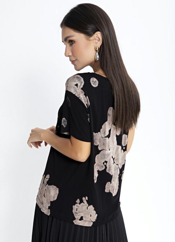 Preview - T-Shirt Falsa Corrosão Preto 2