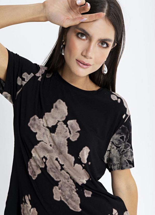 Preview - T-Shirt Falsa Corrosão Preto 3