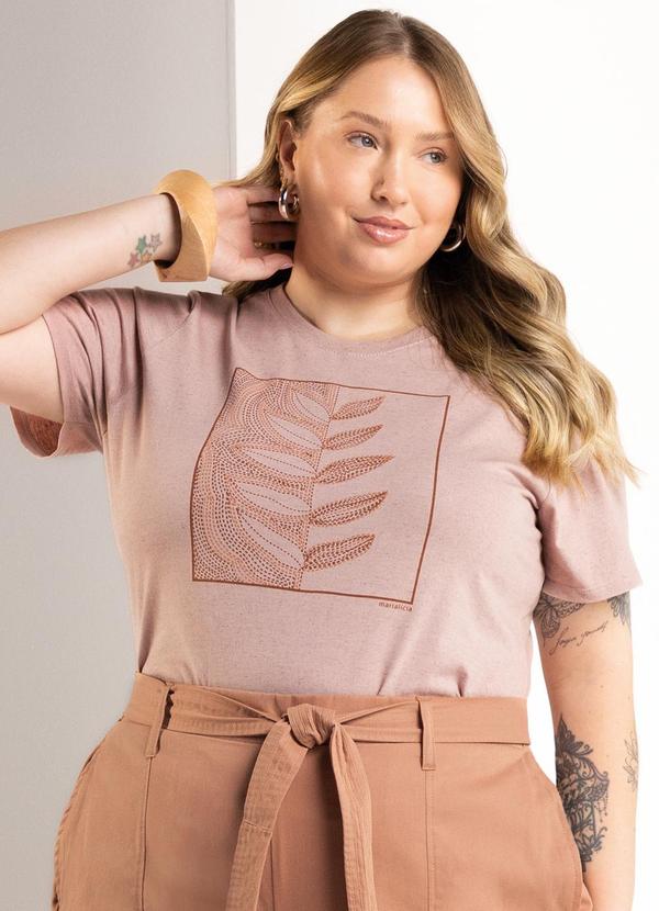 Marialícia - T-Shirt Feminina Eco Salmão