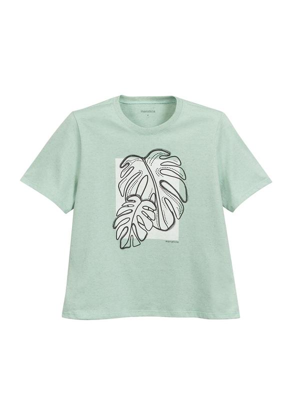 Marialícia - T-Shirt Feminina Eco Verde