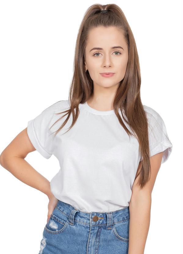 Up Close - T-Shirt Feminina Lisa Branco