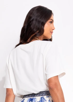 T-Shirt Fit Farmrio Tucaninho (Off White) - FARM